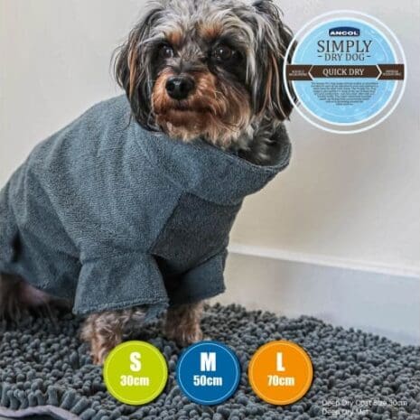 174500-1 Ancol Deep Dry Dog Coat