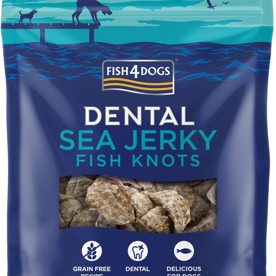 Fish4Dogs Dental Treats, Sea Jerky Knots