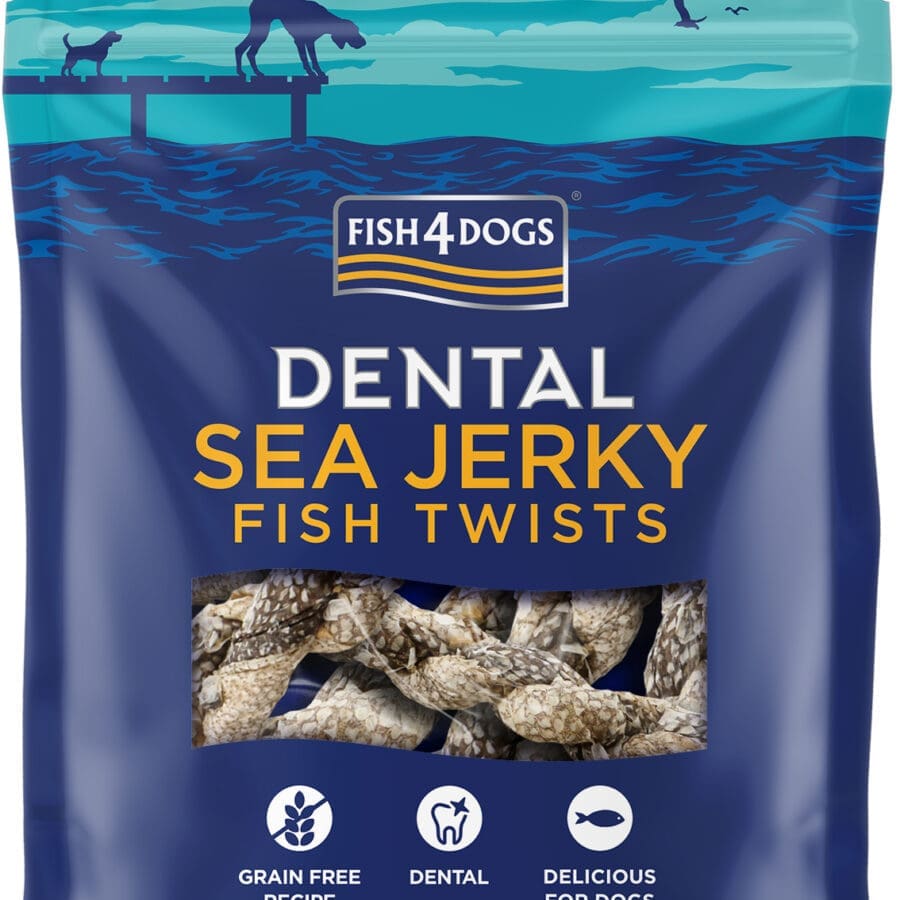 Fish4Dogs Dental Treats, Sea Jerky Twists