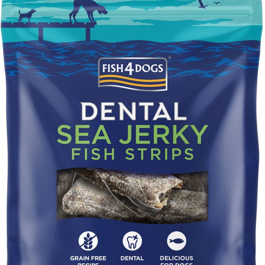 Fish4Dogs Dental Treats, Sea Jerky Strips