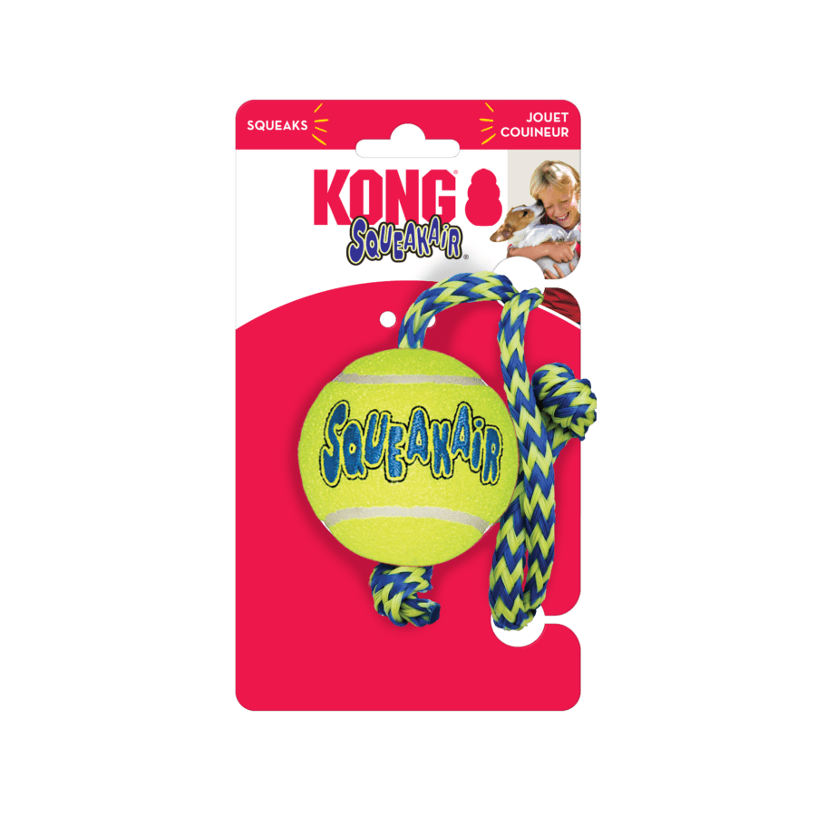 Kong Tennis Ball With Rope Medium