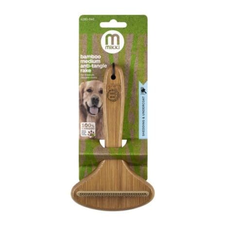 Mikki Bamboo Anti-Tangle Rake - medium