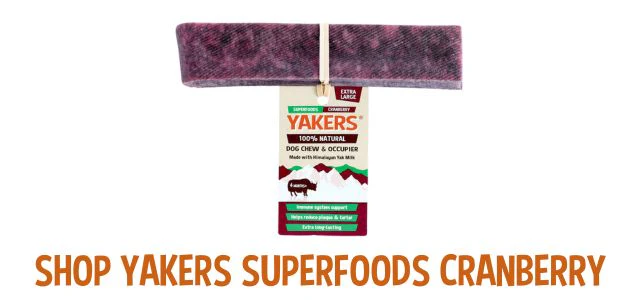 YAKERS Himalayan Dog Chews Cranberry