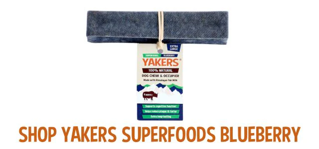 YAKERS Himalayan Dog Chews Blueberry