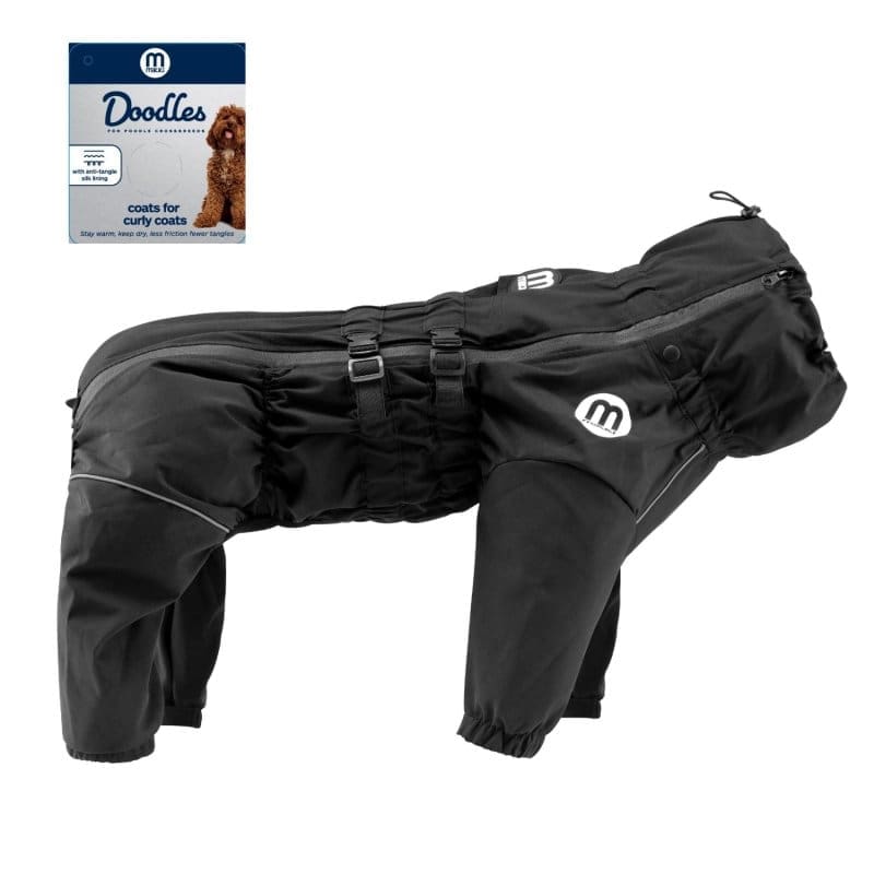Doodles Coat Black (Various Sizes)