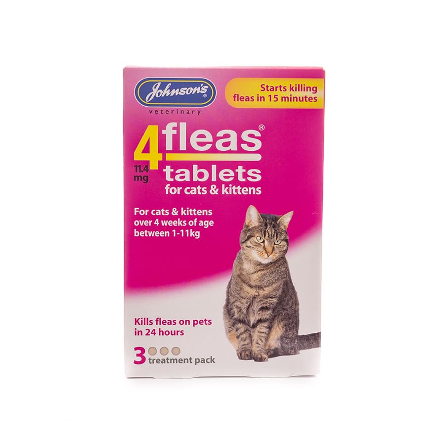 Johnson's 4fleas Tablets for Cats & Kittens