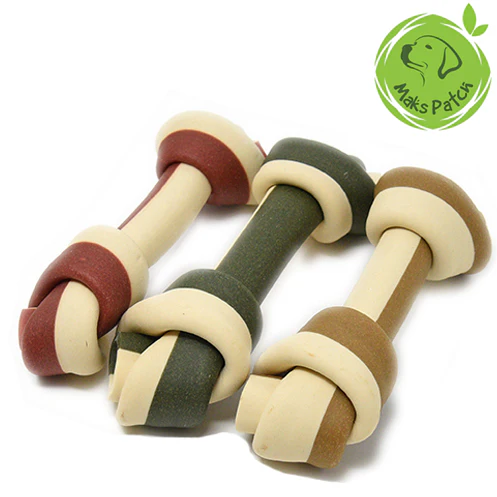 Vegan Dog Treats Maks Patch Knotted Bone (various sizes)