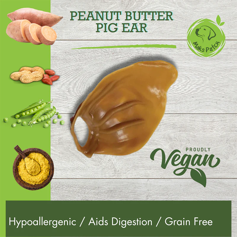 Vegan Dog Treats Maks Natural Smoked and Peanut Butter Flavours - Image 3