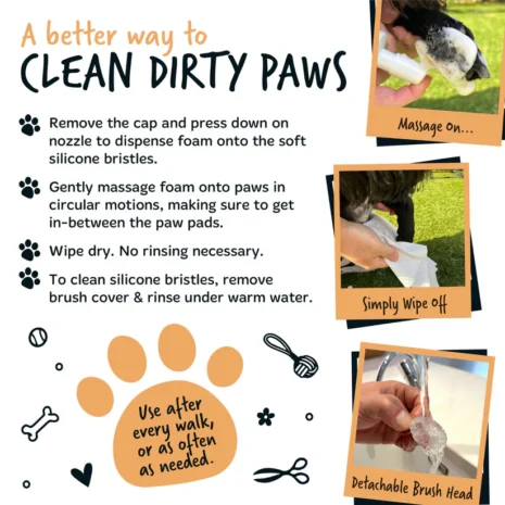 Oatmeal-Paw-Cleaner-How-To-Use Oatmeal-Paw-Cleaner-How-To-Use