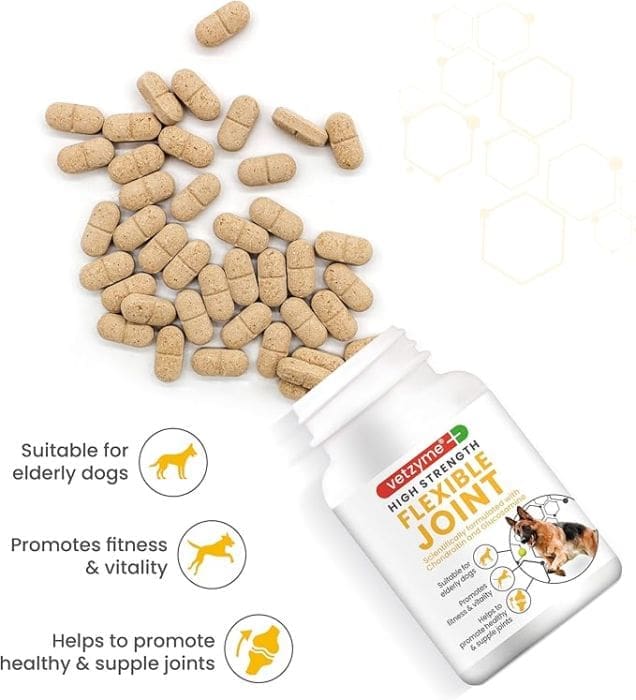 Vetzyme High Strength Flexible Joint Tablets (30tab or 90tab) - Image 3