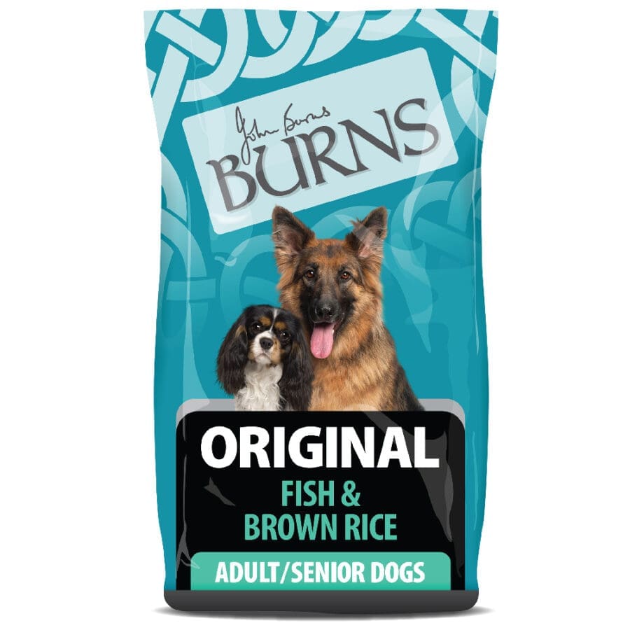 Burns Original Fish & Rice Dry Dog Food 2kg 6kg 12kg