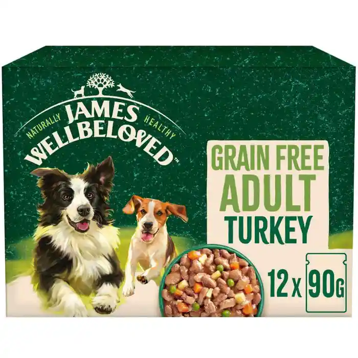 James Wellbeloved Grain Free Adult Dog Pouch SINGLES (Various)