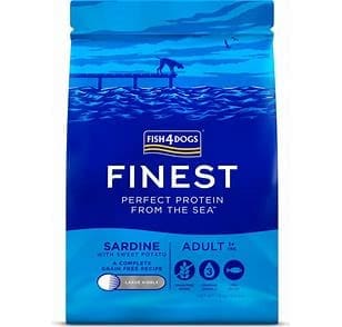 Fish4Dogs Finest Sardine Adult Dog Food Large Kibble 1.5kg 6kg 12kg