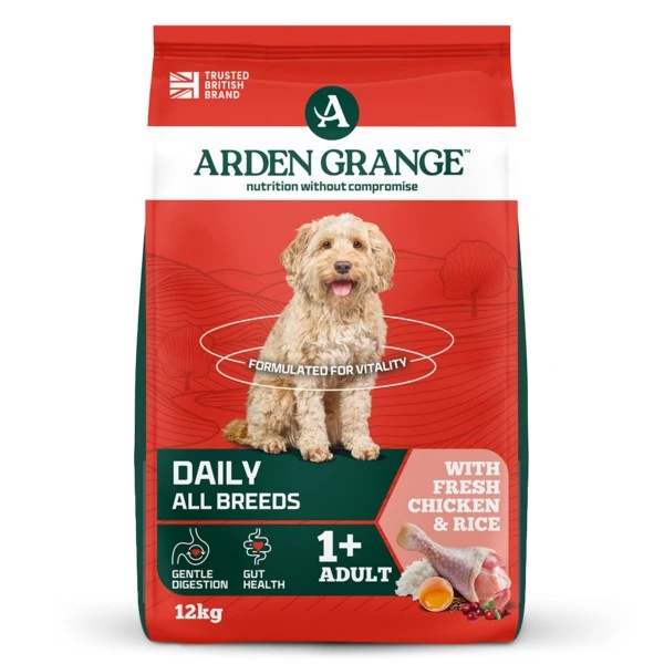 Arden Grange Adult Chicken & Rice Dry Dog Food