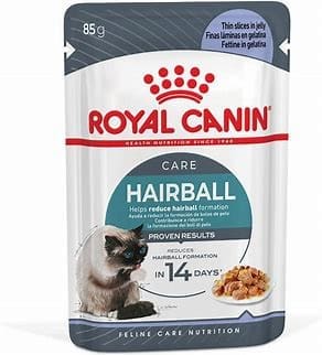 Royal Canin Hairball Control Wet Pouch Cat Food (Singles or Box)