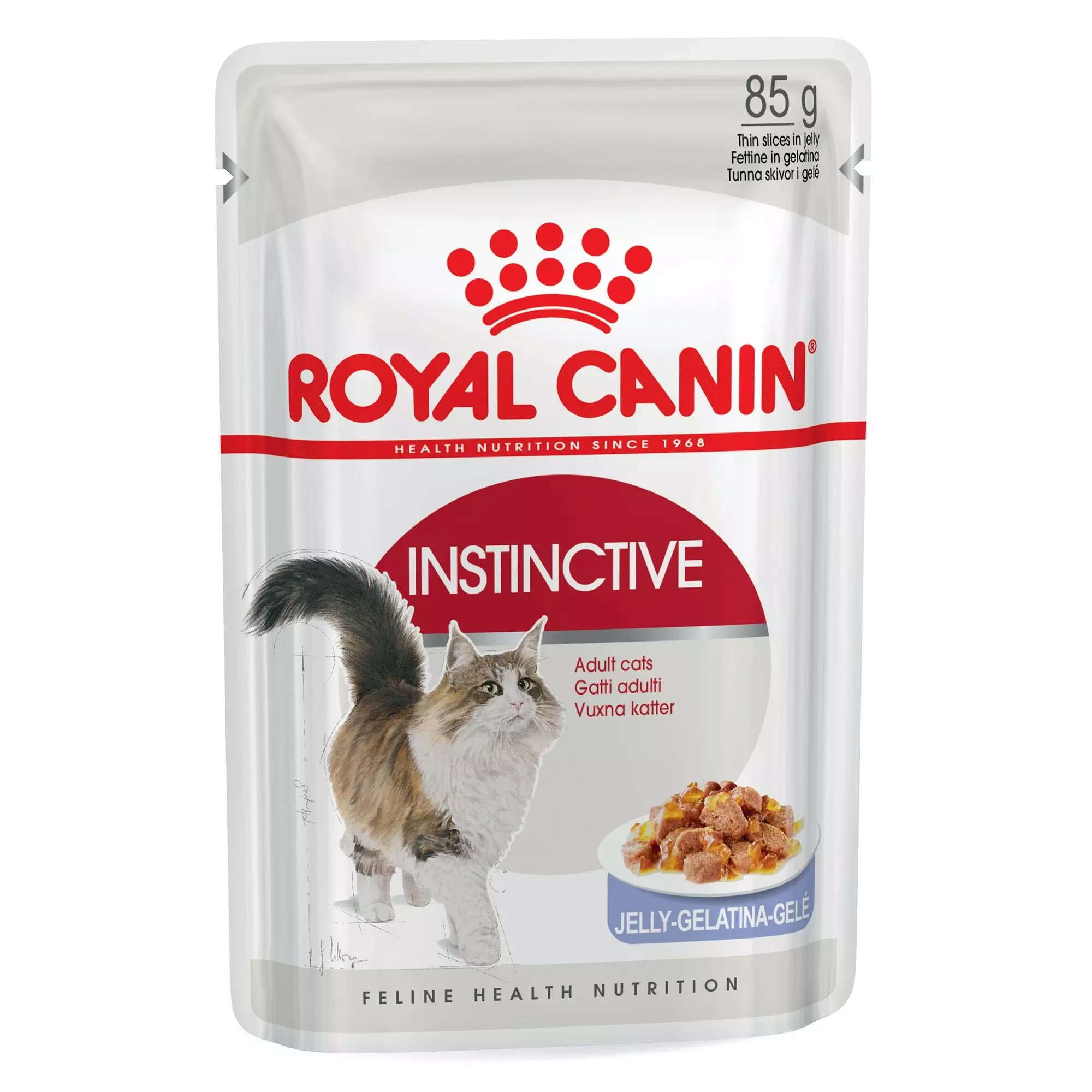 Royal Canin Instinctive Wet Cat Food Pouch (Various)