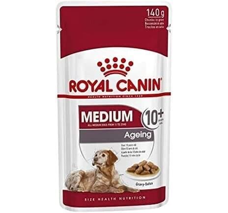 Royal Canin Medium Ageing 10+ Wet Dog Food Pouch 140g