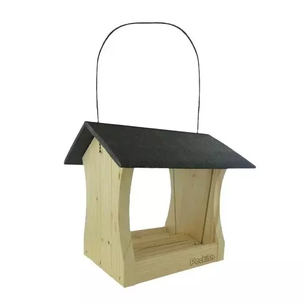 Peckish Wooden Wild Bird Seed Feeder