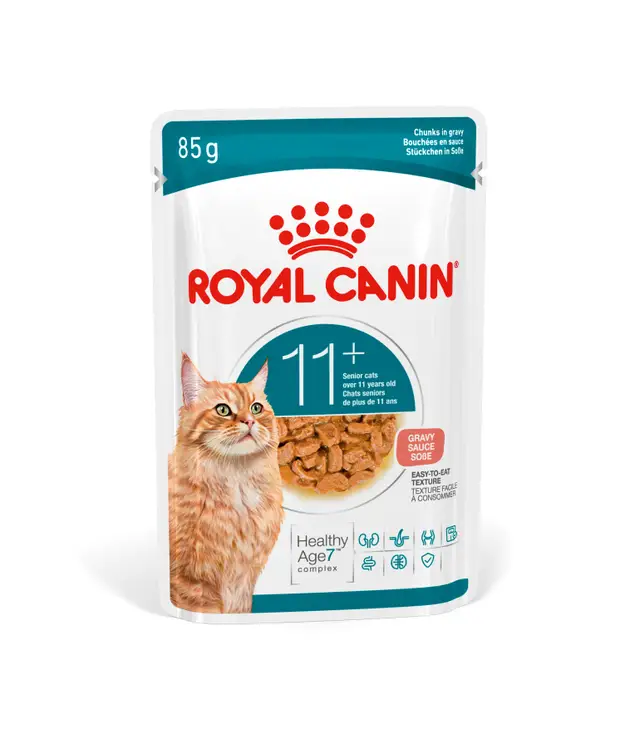 Royal Canin Cat Ageing 11+ Chunks In Gravy (Various Quantities)
