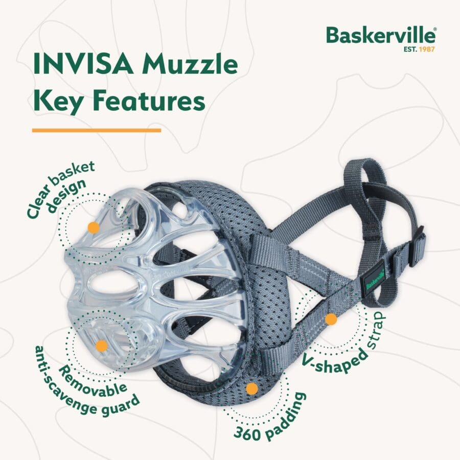 Baskerville INVISA Muzzle (Various Sizes)