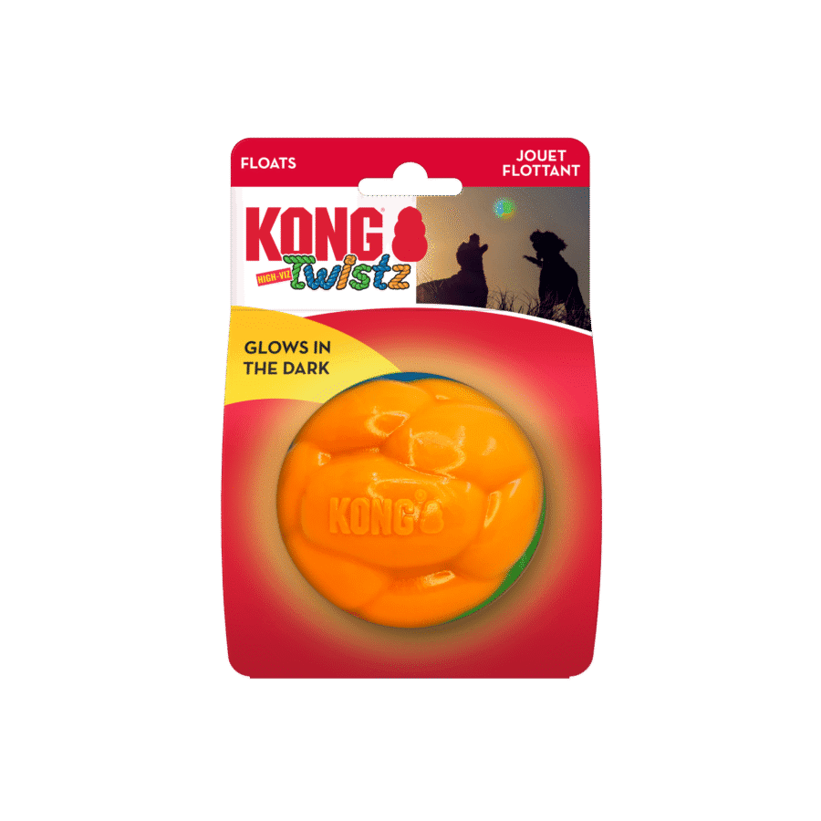 Kong Twistz High-Viz Ball Large