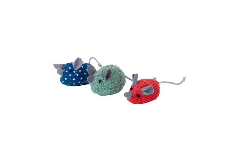 Ancol 3 Little Mice Cat Toy
