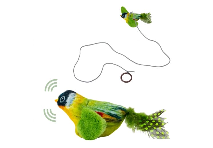 Ancol Chirping Greenfinch Cat Toy