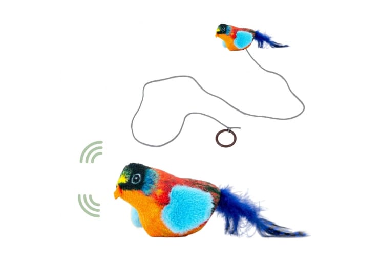 Ancol Chirping Bullfinch Cat Toy