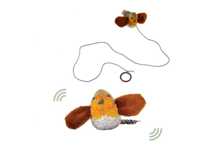 Ancol Chirping Robin Cat Toy