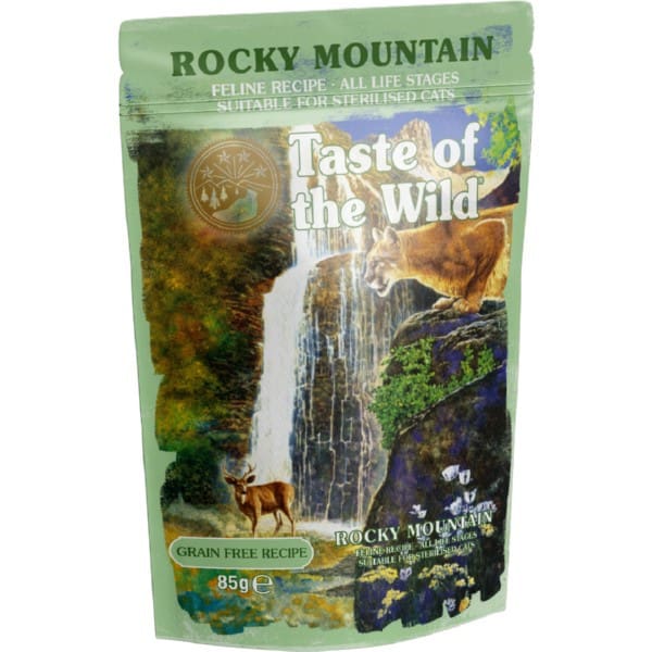 Taste of the Wild Rocky Mountain Chunks and Gravy Cat Pouch 85g