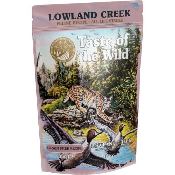 Taste of the Wild Lowland Creek Chunks And Gravy Cat Pouch 85g