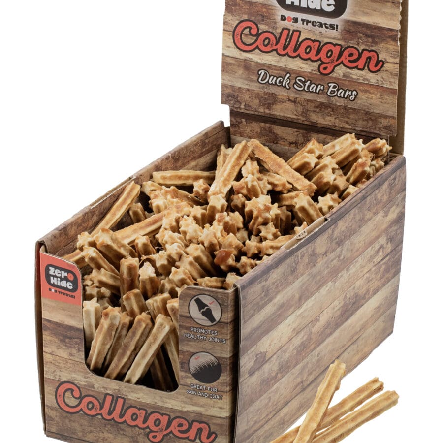 Zero Hide Collagen Duck Star Bars (Single)