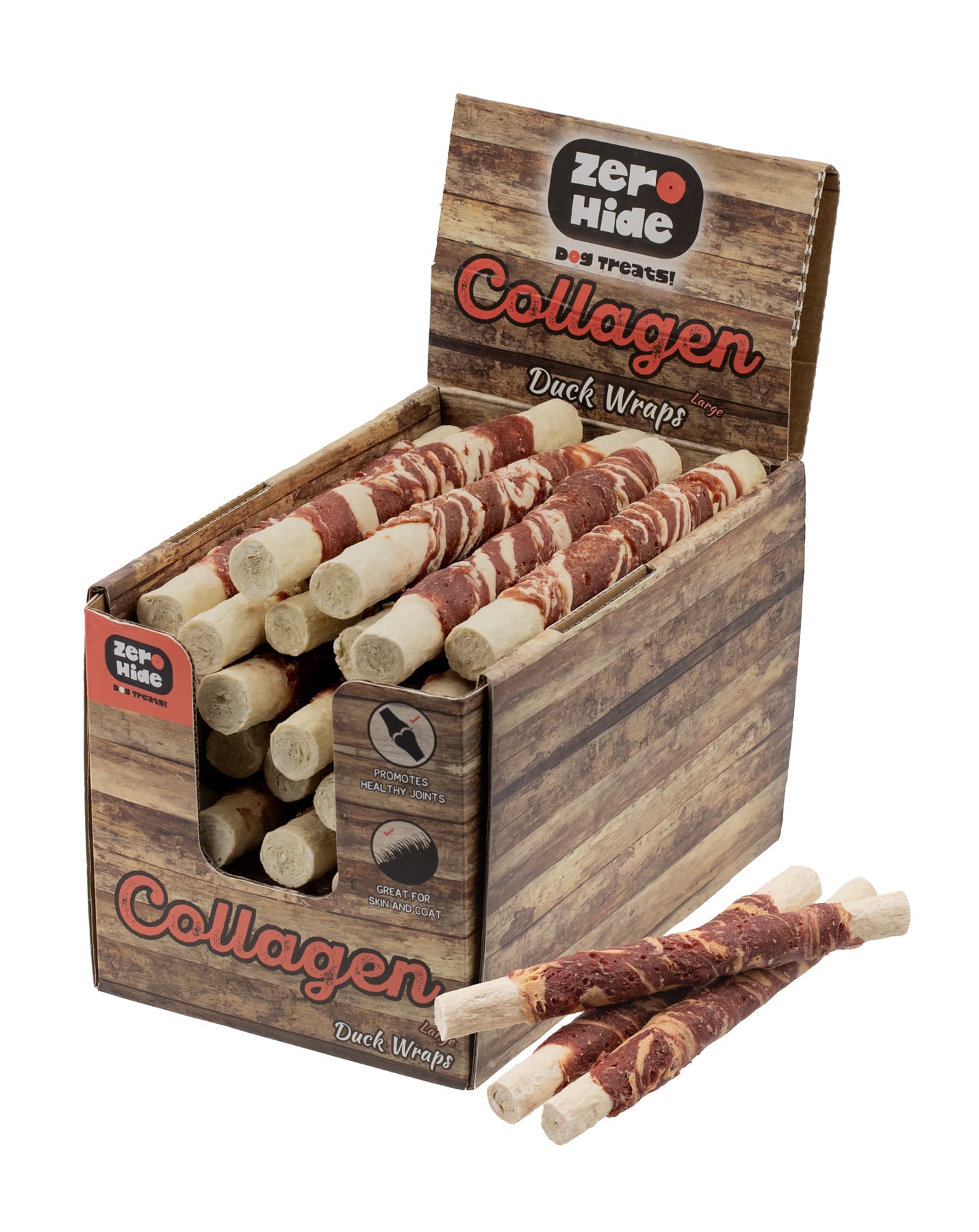 Zero Hide Collagen Duck Wraps Large (Single)