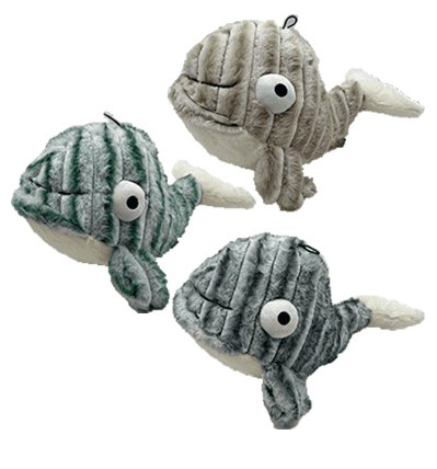 Gor Reef Striped Bobble Baby Whale (Assorted Colours)