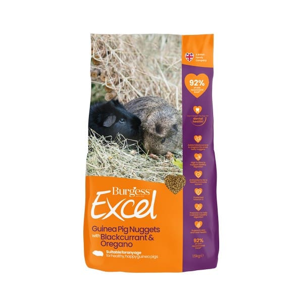 Excel Guinea Pig Nugget Blackcurrant and Oregano 1.5kg