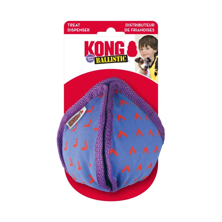 Kong Ballistic Hide 'N Treat Large (Assorted Colours)