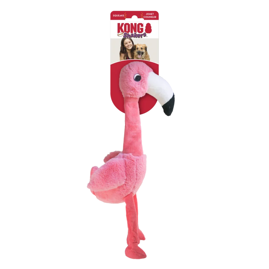 Kong Shakers Honkers Flamingo Small