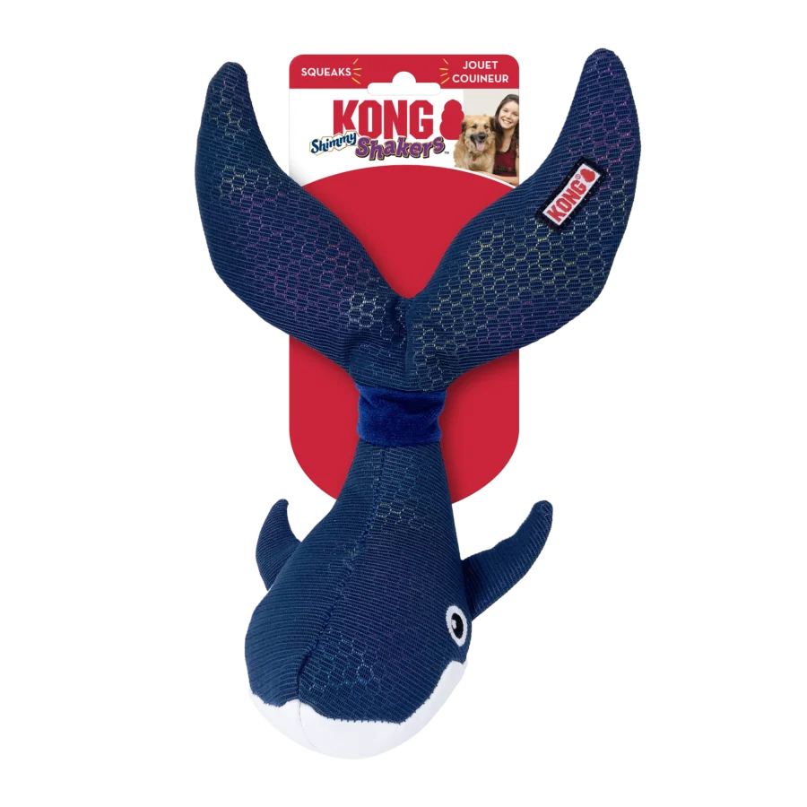 Kong Shakers Shimmy Whale Medium