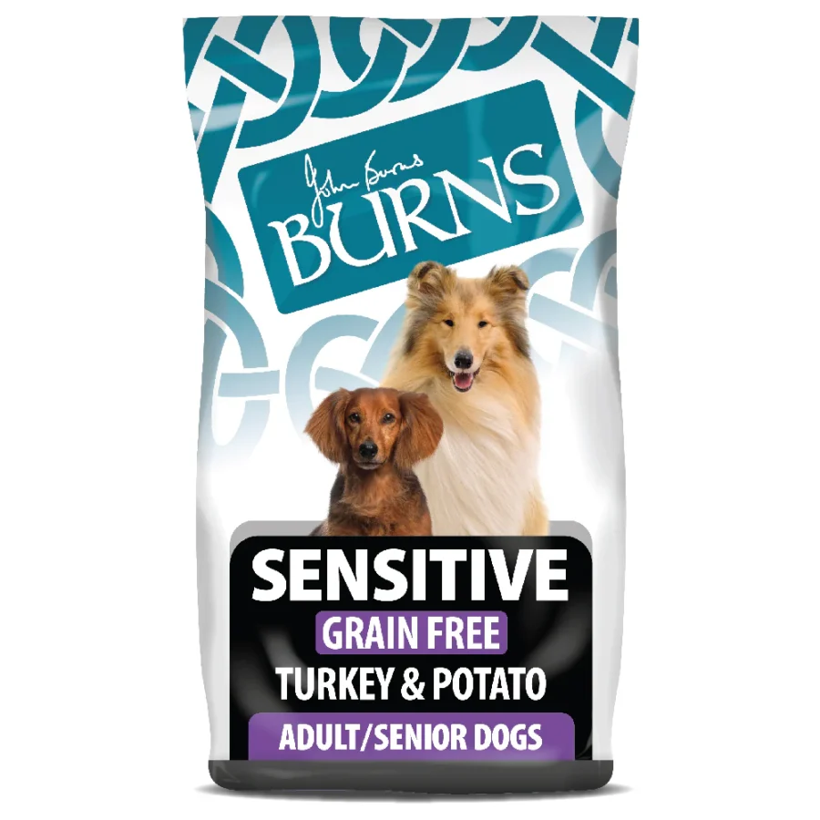 Burns Grain Free Dry Dog Food Turkey & Potato 2kg 6kg 12kg