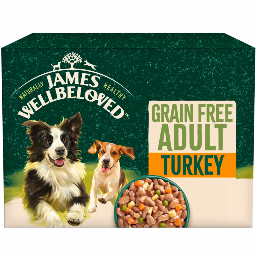 James Wellbeloved Grain Free Wet Adult 12 Pouches (Various Options)