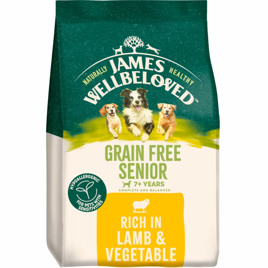 James Wellbeloved Grain Free Adult Lamb & Veg Dry Dog Food 1.5kg