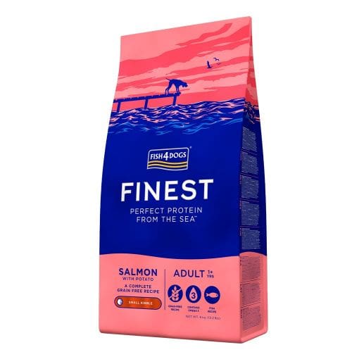Fish4Dogs Finest Salmon Adult Dog Food Large Kibble 1.5kg 6kg 12kg