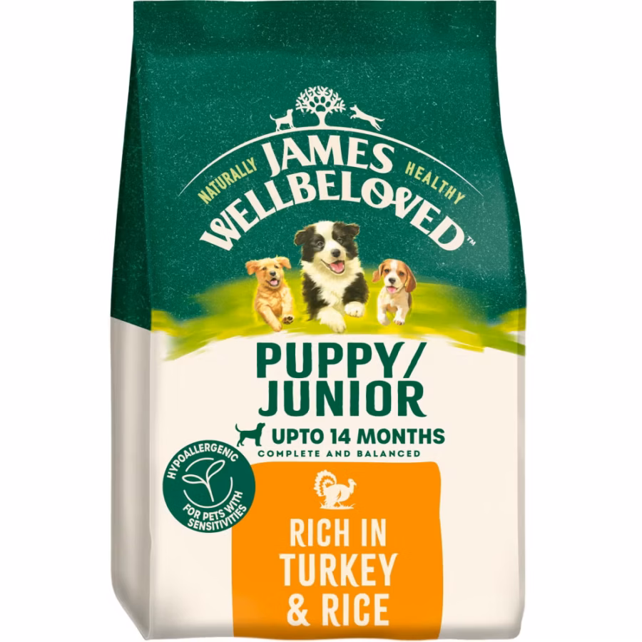 James Wellbeloved Dry Puppy Dog Food Various Flavours 2kg