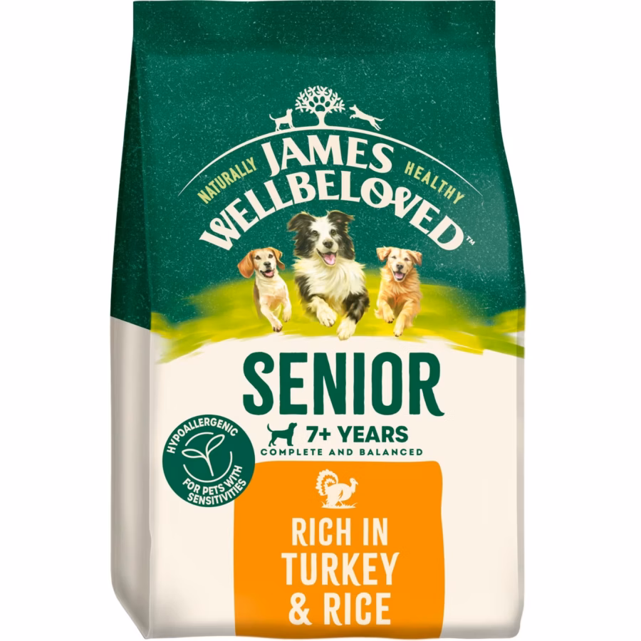 James Wellbeloved Dry Senior Dog Food Various Flavours 2kg