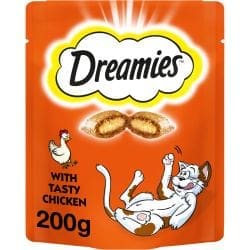 Dreamies Cat Treats Tasty Chicken 200g