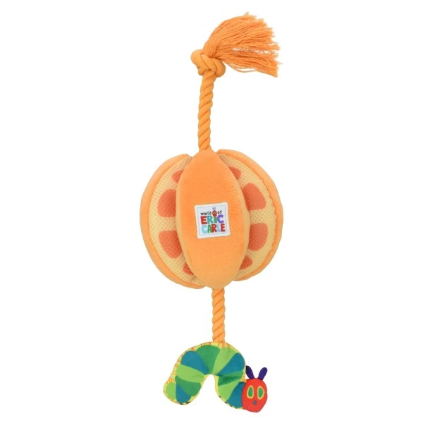 Happy Pet Eric Carle Very Hungry Caterpillar Orange Rope Tug