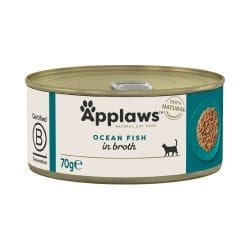 Applaws Natural Wet Cat food Ocean Fish in Broth 70g