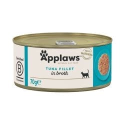 Applaws Natural Wet Cat food Tuna Fillet in Broth 70g