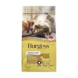Burgess Adult Dry Cat Food Chicken & Duck 1.5kg