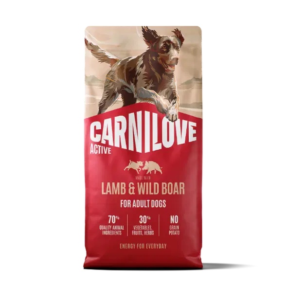 Carnilove Active Lamb & Wild Boar 1.5kg - 4kg